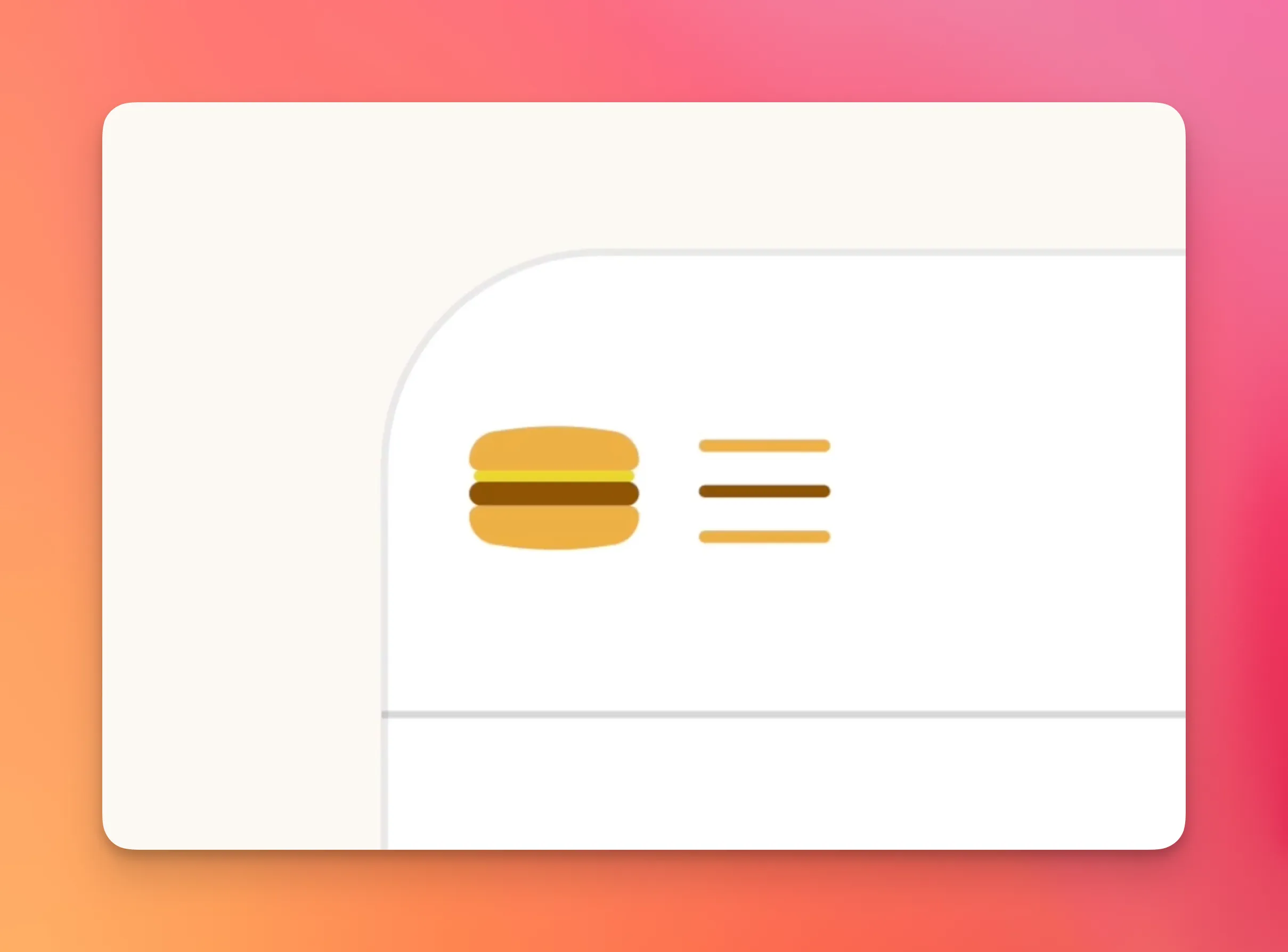 Hamburger Menu 1